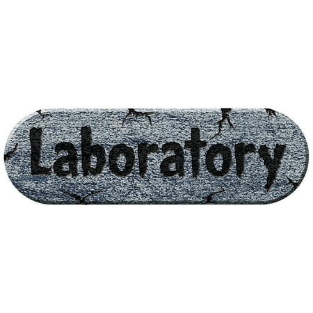 Home Accent Pieces Fun Express - Laboratory Foam Plaque for Halloween - Home Decor - Decorative Accessories - Home Accents - Halloween - 1 Piece ()