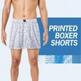 thumbnail image 4 of Badger Smith - Men's Boxer Shorts, Comfortable Cotton Boxers, 100% Cotton Print Multicolor Boxers for Men, Multi Pack, Large, 4 of 8