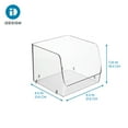 thumbnail image 5 of iDesign Plastic Open-Front Cabinet Organizing Bin, Extra-Large, Clear, 5 of 7