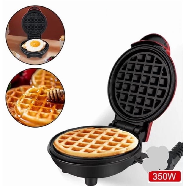 Mini Electric Egg Cake and Waffle Maker - Pan Eggette Machine for Breakfast Treats