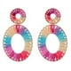 thumbnail image 1 of Pendientes de aro con borla hechos a mano, joyería de moda para mujeres y niñas brillar Electrónica, 1 of 5
