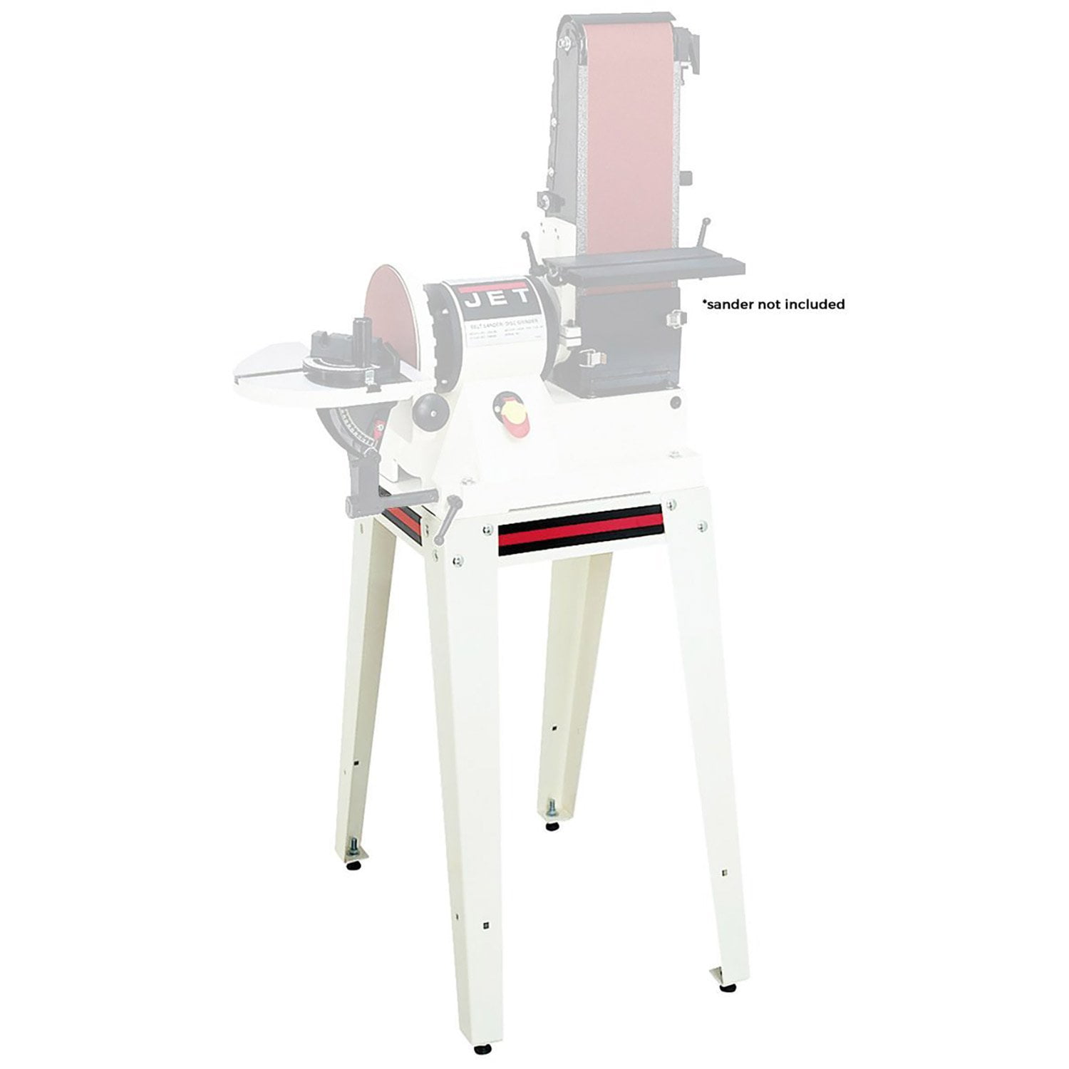 Jet 708596 OS-96 Heavy Duty Open Steel Stand Work Wood Station for Disc Sander by Jet
