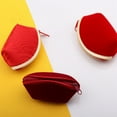 thumbnail image 3 of Farfi Jewelry Bag Portable Red Velvet Zipper Small Coins Holder Ring Bracelet Necklace Earrings Dumpling Pouch Home Supplies (Type C), 3 of 13