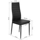 thumbnail image 4 of Juego de 4 Sillas de Comedor Negro, Adecuado para El Hogar Restaurante Reunión Boda HOMEMAKE FURNITURE  Minimalista Moderno, 4 of 5