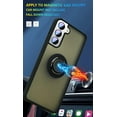 thumbnail image 6 of is Specially Designed for Samsung Galaxy S21 Anti-Scratches,Anti-Fingerprint, Built-in 360° Rotating Ring Bracket Solid and Durable Magnetic car Phone case, Suitable for 6.2inches Male-Black, 6 of 12