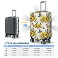 thumbnail image 5 of Bingfone Bird Sunflowers Luggage Cover Washable Suitcase Cover Protector Anti-scratch Suitcase cover Fits 18-32 Inch Luggage, 5 of 8
