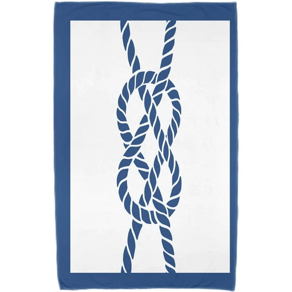 Simply Daisy 30" x 60" Nautical Knot Geometric Print Beach Towel