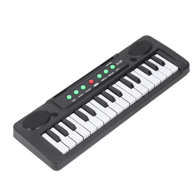 Teclado Musical Para Niños, Piano Para Niños, Ritmo De 31 Teclas, Efectos De Sonido, Volumen Ajustable, Canciones De Demostración Con Micrófono Para Navidad
