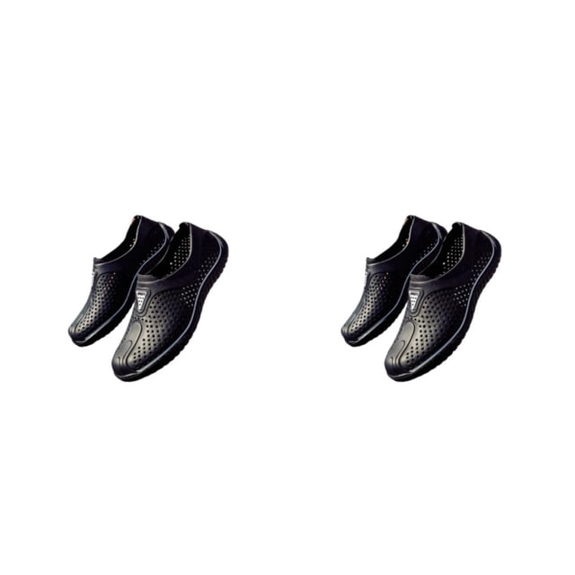 Minnieouse Zapatillas transpirables de verano para hombre, zapatos de agua de playa huecos, sandalias suaves de jardín de espuma EVA impermeable Type9 NO9