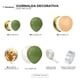 thumbnail image 2 of Guirnalda Decorativa De Globos Panel decorativo Verde Oliva, 2 of 4