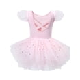 thumbnail image 1 of MIASHUI Robe de Danse Ballet pour Filles Jupe Tutu Évasée pour Performance Récital et Entraînement d'Automne Tenue d'Entraînement Rose Pâle, 7-8 Ans, 1 of 4