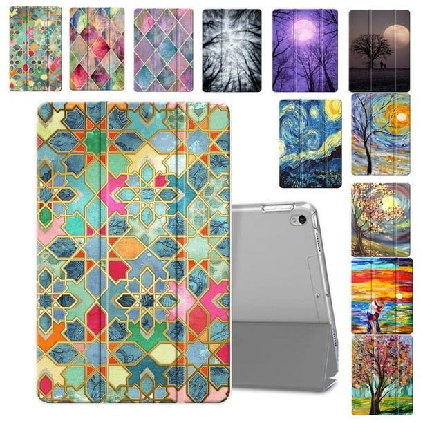 Case For Ipad 8th 9th Generation 10 2 Inch Color Grid Aesthetic Ultra Slim Ipad Pro Case Fashion Vintage Style Perfect Fit Pu Leather Flip Fold Stand Tablet Case Cover Walmart Com