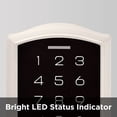 thumbnail image 3 of Kwikset SmartCode 270 Smart Door Lock Wi-Fi Deadbolt Touchpad, Auto Door Lock, SmartKey Re-Key Security Satin Nickel, 3 of 8