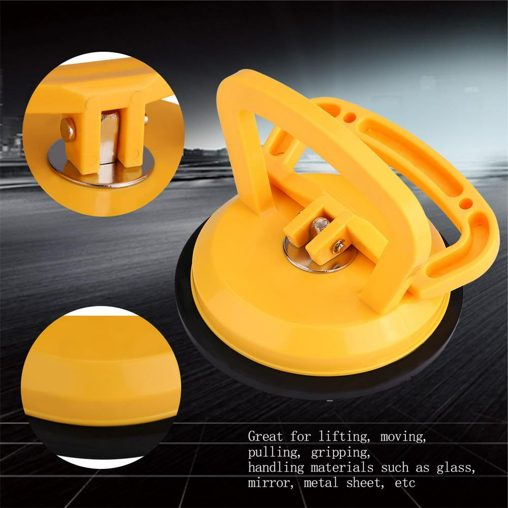 Tebru Thicked ABS Plastic Single Plate Suction Cup Glass Lifter Mover