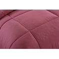 thumbnail image 6 of Messy Bed Washed Cotton Comforter Mini Set, King, Red, 6 of 6