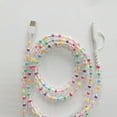 thumbnail image 2 of Usb C Multi Charger Cable Cable 2 In 1 Beaded Charging Cords For Efficient Charging One type+3, 2 of 8