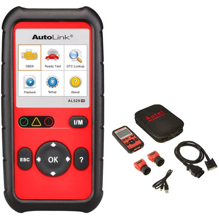 Autel AutoLink AL529HD OBD2 Scanner Code Reader With Screen Wiper