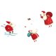 thumbnail image 3 of Decoración del partido de la etiqueta engomada de de la etiqueta engomada de la etiqueta navidad Yuyangstore Navidad pared pegatinas de ventana, 3 of 8