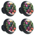 thumbnail image 2 of 4 Pcs Cactus Knobs for Kitchen Cabinet Cupboard Dresser Bookcase Drawer Pulls Handles Round Home Decor, 2 of 8
