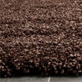 thumbnail image 6 of SAFAVIEH Santa Monica Chelsey Solid Shag Area Rug, Brown, 9' x 12', 6 of 8