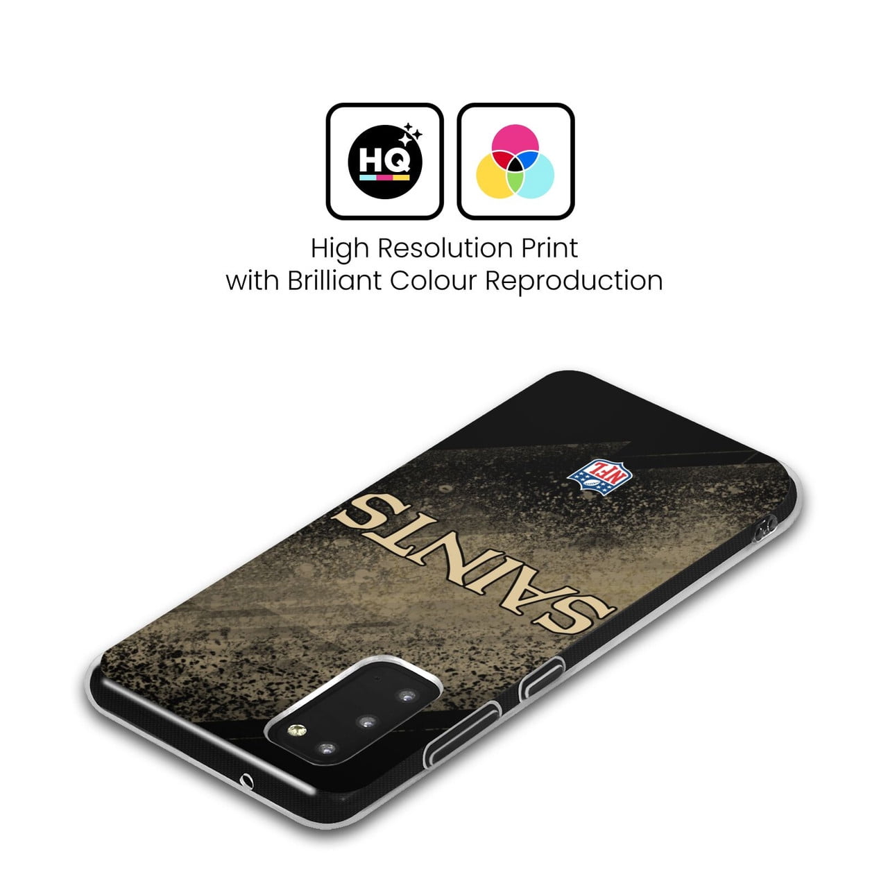 Head Case Designs NFL New Orleans Saints Logo Blur Soft Gel Case for Samsung Galaxy A54 5G