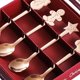 thumbnail image 3 of Juego de cucharas de café Kangjianwuwushu Cuchara de postre Acero inoxidable Oro rosa, 3 of 5