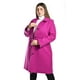thumbnail image 4 of Abrigo recto con botones frontales Roman Fashion /Tallas Extras, 3014 (Magenta) fucsia oscuro 40, 4 of 6