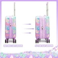thumbnail image 7 of Kids Hardshell Luggage Sets with Wheels  Carry on Suitcases for Girls with Travel Pillow Airline Approved 16 Inch, 7 of 7