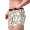 thumbnail image 2 of Disketp Retro Bunny Flower Men's Boxer Briefs,Soft and Breathable Cotton Underwear with ComfortFlex Waistband, 2 of 7