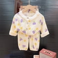 thumbnail image 2 of masbird Toddler Girls Boys Pajamas 2-Piece Kids Pjs Set Soft Stretchy Long Sleeve Top and Pants Fall Winter Sleepwear 6-12 Months 12-24 Months 2t 3t 4t 5t 6t 7t 8t 9t(Purple,12-18 M), 2 of 5