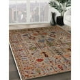 thumbnail image 3 of Ahgly Company Machine Washable Indoor Square Industrial Modern Bullet Shell Brown Area Rugs, 4' Square, 3 of 7