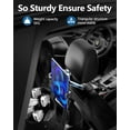thumbnail image 7 of Car Headrest Backseat Mount,Phone/Tablet Car Holder,360°Rotation,Solid & Steady,Car Trip Essentials,Adjustable Back Seat Tablet Holder,Compatible for All 4"-11" Tablets,iPad,Cellphones, 7 of 7