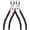 6 Inches - 2 Pack - Black Handle, variant on 2026 Best 5 Inch Precision Flush Wire Cutters, Multipurpose Small Wire Nippers for Crafts Model Electronics Zip Tie & Jewelry Making