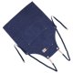 thumbnail image 5 of Delantal de lona de algodón ajustable con espalda cruzada y bolsillos para cocina, color azul, 5 of 14
