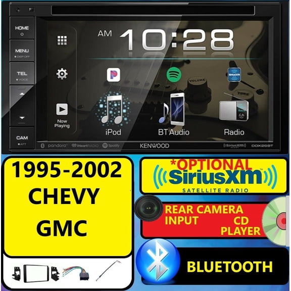 95-02 GM TRUCK/SUV DVD CD AUX USB BLUETOOTH CAR STEREO RADIO OPTIONAL SIRIUSXM