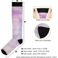 thumbnail image 3 of GZHJMY Galaxy Compression Socks, Women Men Long Stocking (20-30mmHg), Travel Knee High Stockings for Athletic Sports,Running,Cycling,Nursing, 3 of 7