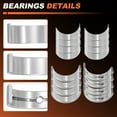 thumbnail image 4 of Unique Bargains 18Pcs Main and Rod Bearings Set Replacement for Buick Regal for Chevrolet Equinox for GMC Terrain 2.4L Engine 2000-2017 Replace No.21018819/21018825/12591093, 4 of 7