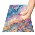 thumbnail image 5 of Colorful Marble Bath Mat 39x20 Non-Slip Bathroom Rugs Absorbent Soft Plush Quick Dry for Tub Shower Kitchen Home Decor, 5 of 8