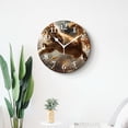 thumbnail image 4 of 16 Inch Wall Clock Battery Operated Silent Clock Decorative for Office, Kitchen, Outdoor, Living Room，Cute Cat Galaxy Sky Delicate, 4 of 4
