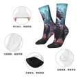 thumbnail image 5 of Honeii Urban Mechanical Dragon Print Adult Socks,Crew Socks,Casual Calf Socks,Daily Wear Socks for Men & Women, Perfect for Sports, Casual and Everyday Use, 5 of 6