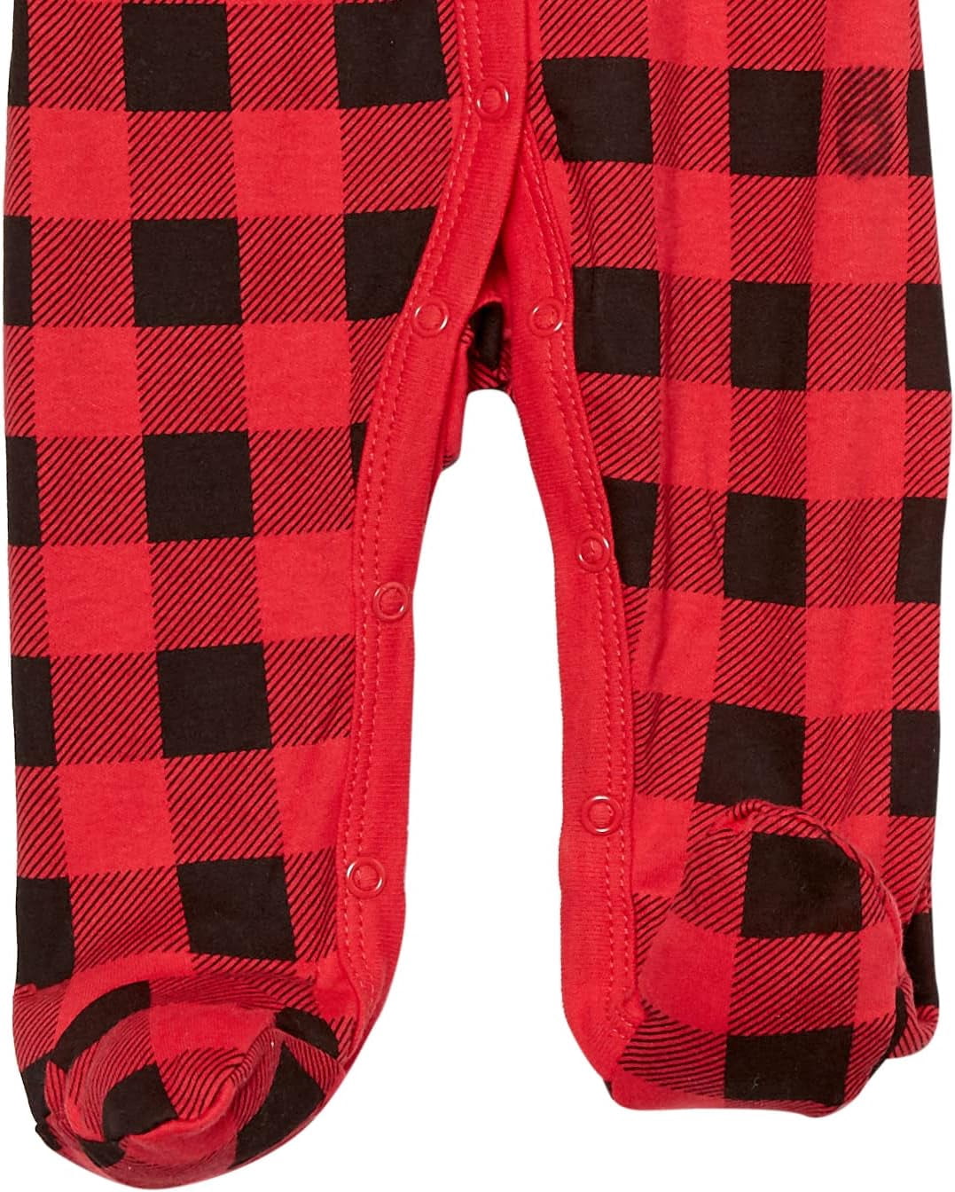 Hudson Baby Baby Cotton Snap Sleep and Play 2pk, Christmas Tree, 0-3 Months