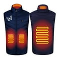 thumbnail image 6 of Odeerbi Lightweight Heated Vest with 4 Heating Zones for Men Women Winter Warm USB Rechargeable Heated Jacket Butterfly Print Plus Size Heating Windproof Coat Dark Blue without Power Bank, 6 of 9