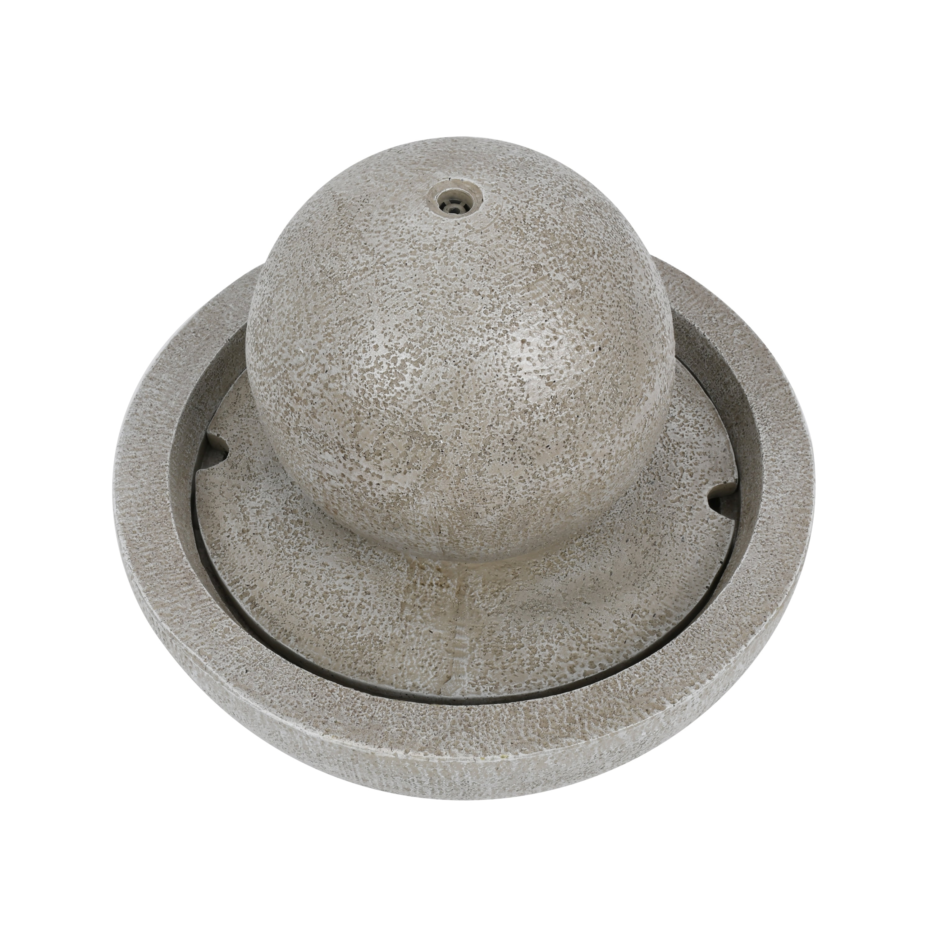 Better Homes & Gardens 12''D Outdoor Resin Tan Tabletop Fountain