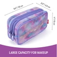 thumbnail image 3 of ZIPIT MeshUp Pencil Case for Girls, Double Compartment Mesh Pencil Pouch for School, Aesthetic Stationery Organizer for Kids, Teens and Adults, 3 of 8