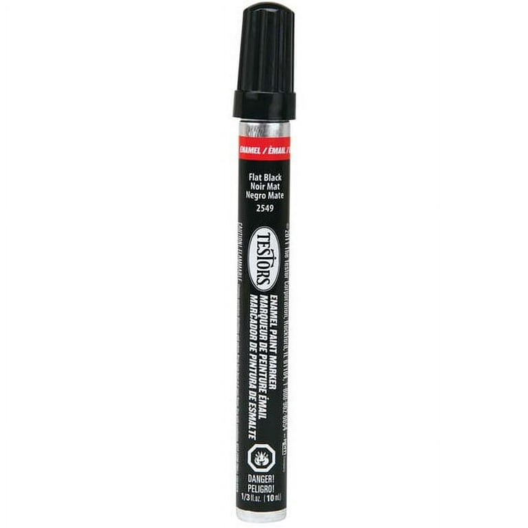  Testor Corp. Flat Black Paint Marker Enamel Paint Pen : Arts,  Crafts & Sewing