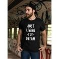 thumbnail image 2 of Just Living The Dream! T-Shirt Men -GoatDeals Designs, Male x-Large, 2 of 4