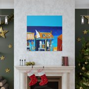 Beach Shops Dreaming - Canvas