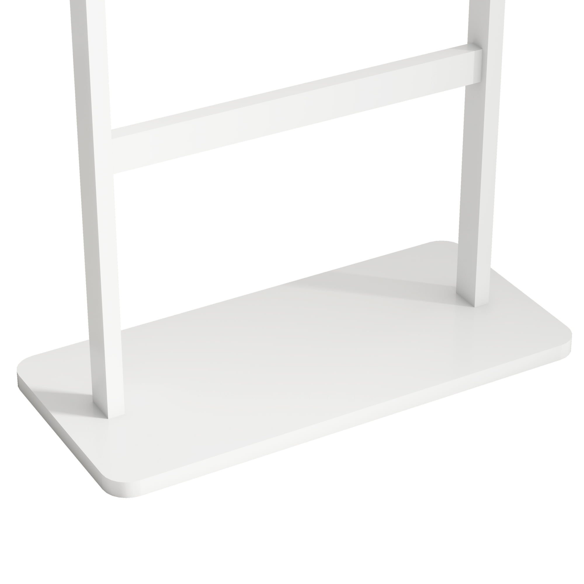 Leumius Coat Racks, 23.6* 11*71 in Solid Wood Hanger, Solid Environmental Protection Easy to Assemble for Bedroom Entrance Living Room (White)