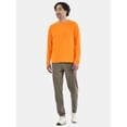 thumbnail image 2 of Athletic Works Men's and Big Men's Tri Blend Long Sleeve Pocket Tee, Sizes XS-5XL, 2 of 5