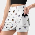 thumbnail image 3 of Anime / Manga Eyes New Women Skirts Double-Layer Printed Short Dress Mini Sport Skirt Anime Manga Eyes Styles Simple, 3 of 6